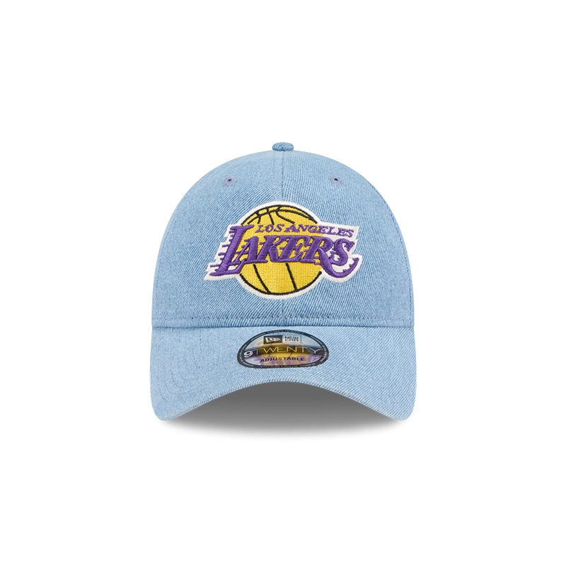 GORRA 9TWENTY LOS ANGELES LAKERS WASHED DENIM AZUL - 2