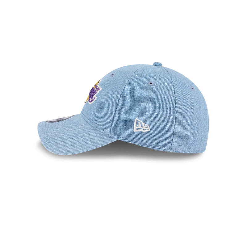 GORRA 9TWENTY LOS ANGELES LAKERS WASHED DENIM AZUL - 4