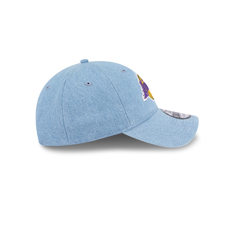 GORRA 9TWENTY LOS ANGELES LAKERS WASHED DENIM AZUL - 5