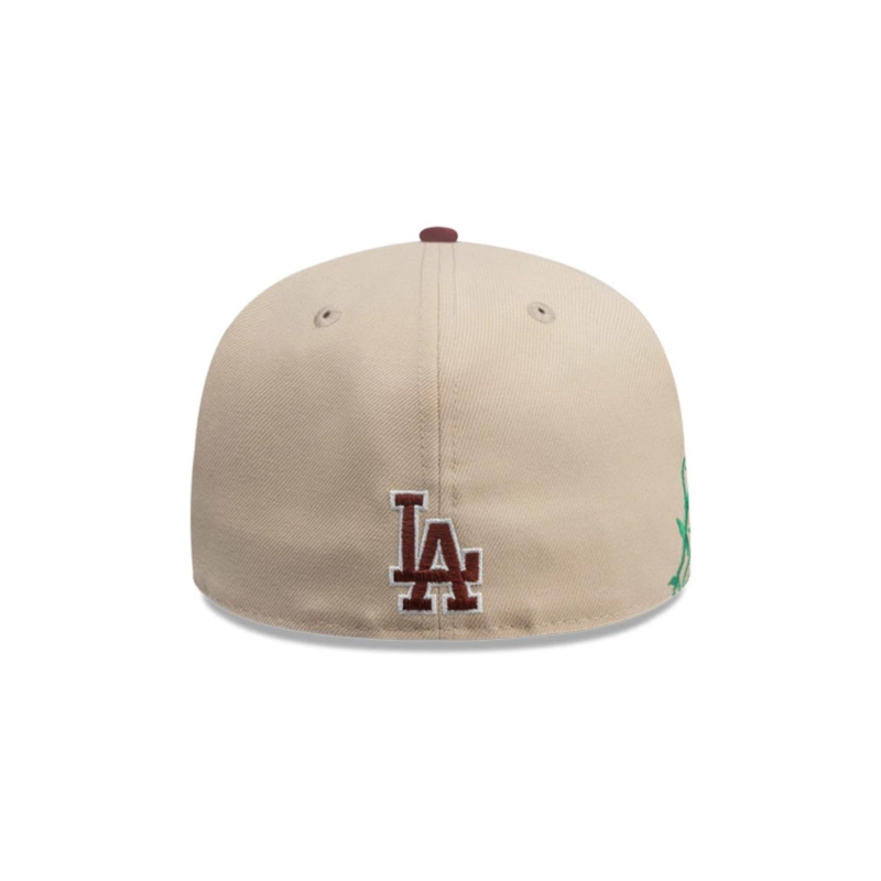 GORRA 59FIFTY LOS ANGELES DODGERS MLB CITY ELEMENTS BEIGE - 4