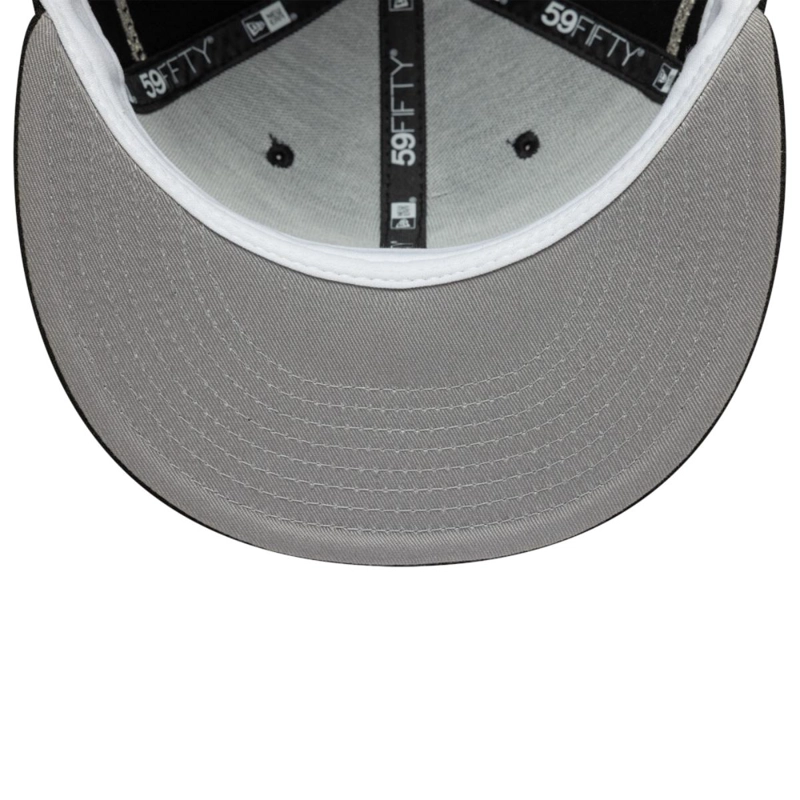 GORRA 59FIFTY  CHICAGO WHITE SOX CHAIN WRAP NEGRO - 6