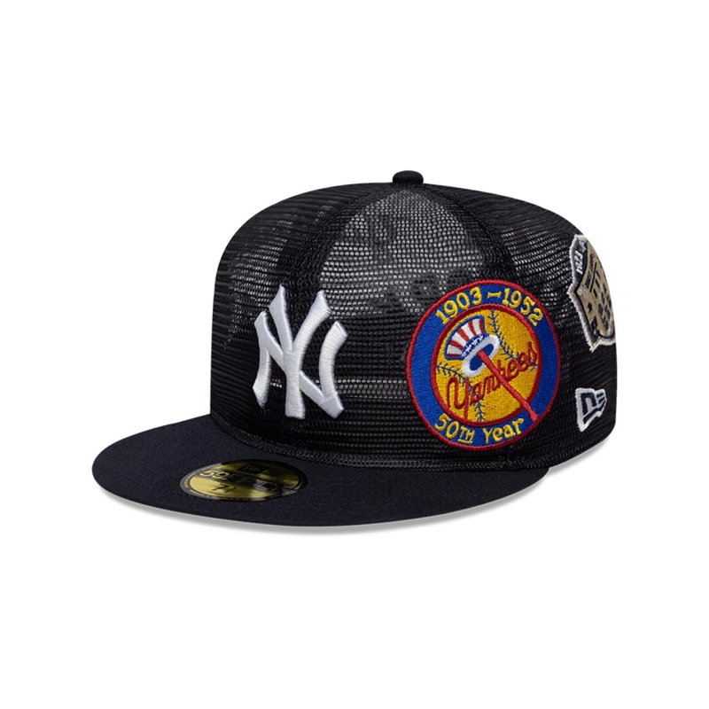 GORRA 59FIFTY NEW YORK YANKEES AOP MESH AZUL