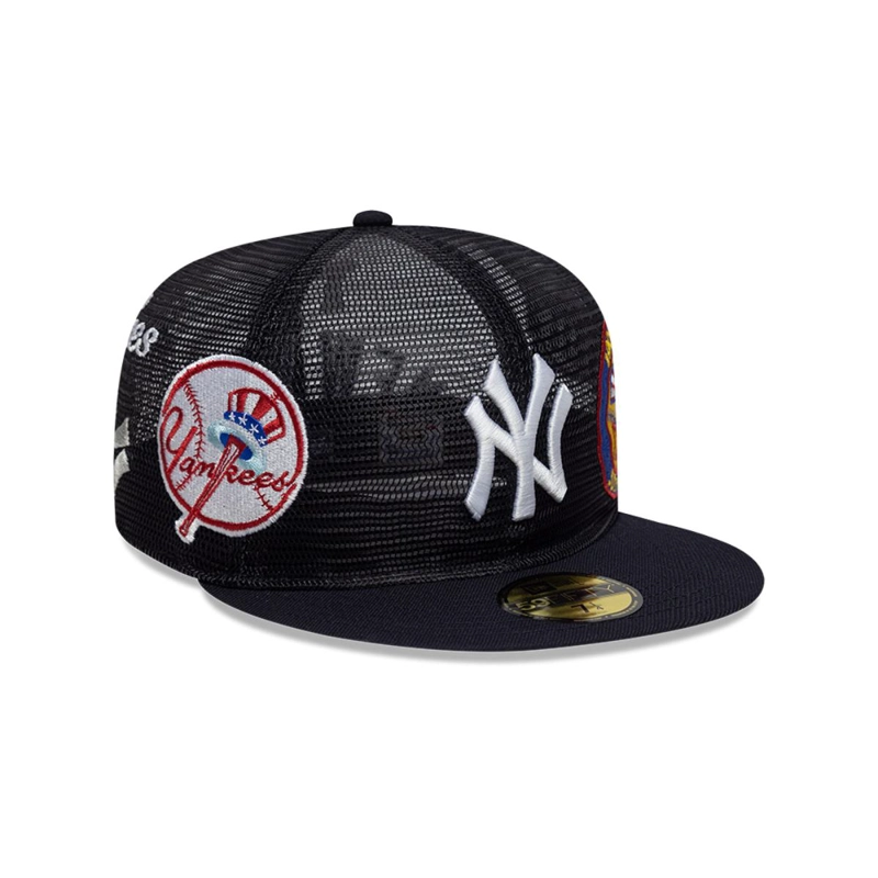 GORRA 59FIFTY NEW YORK YANKEES AOP MESH AZUL - 2