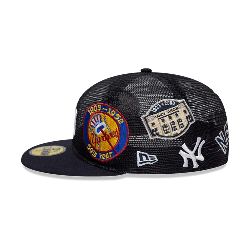 GORRA 59FIFTY NEW YORK YANKEES AOP MESH AZUL - 5