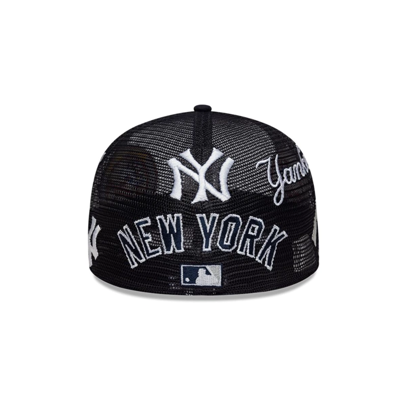 GORRA 59FIFTY NEW YORK YANKEES AOP MESH AZUL - 7