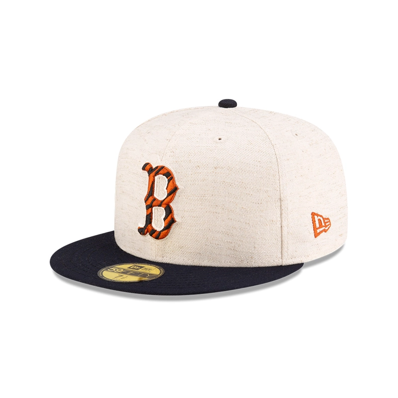 GORRA 59FIFTY BOSTON RED SOX HEMP NATURAL BLANCO - 1