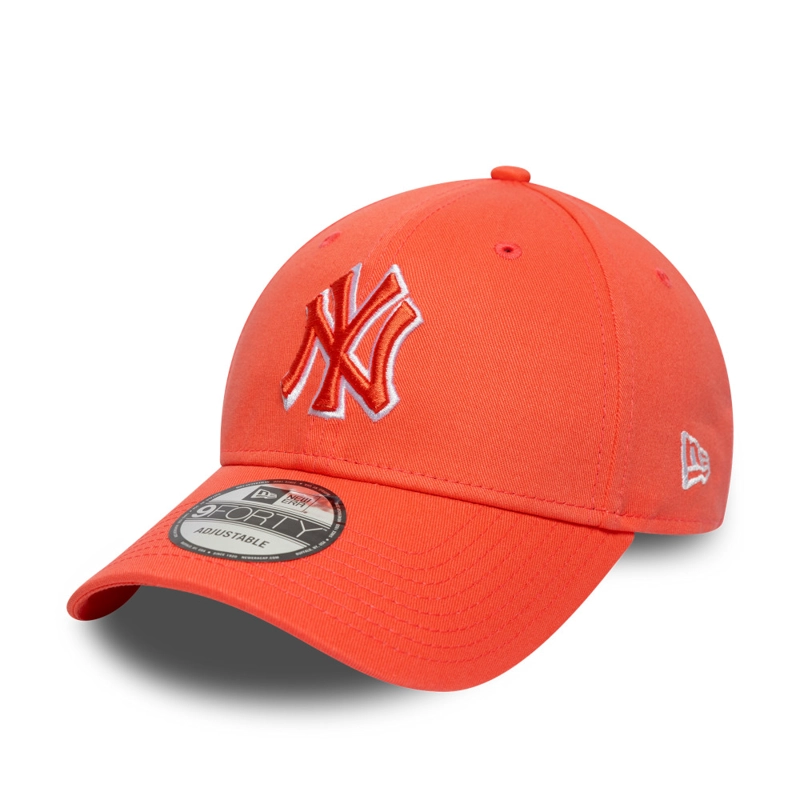 GORRA 9FORTY NEW YORK YANKEES TEAM OUTLINE ROSADO - 1