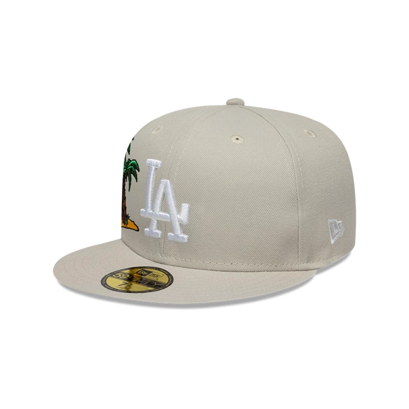 GORRA 59FIFTY LOS ANGELES DODGERS MLB FOOD ICON LIGHT BEIGE - 3