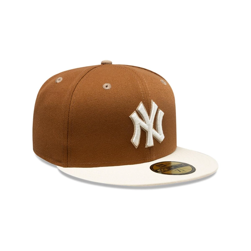 GORRA 59FIFTY NEW YORK YANKEES MLB PANCAKES BROWN - 2