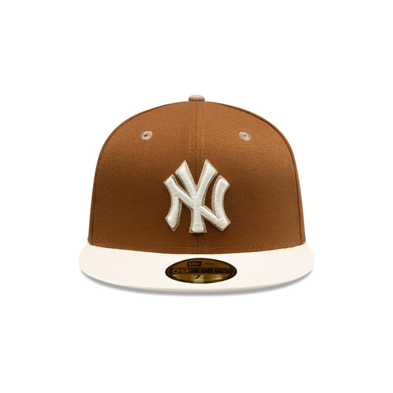 GORRA 59FIFTY NEW YORK YANKEES MLB PANCAKES BROWN - 3