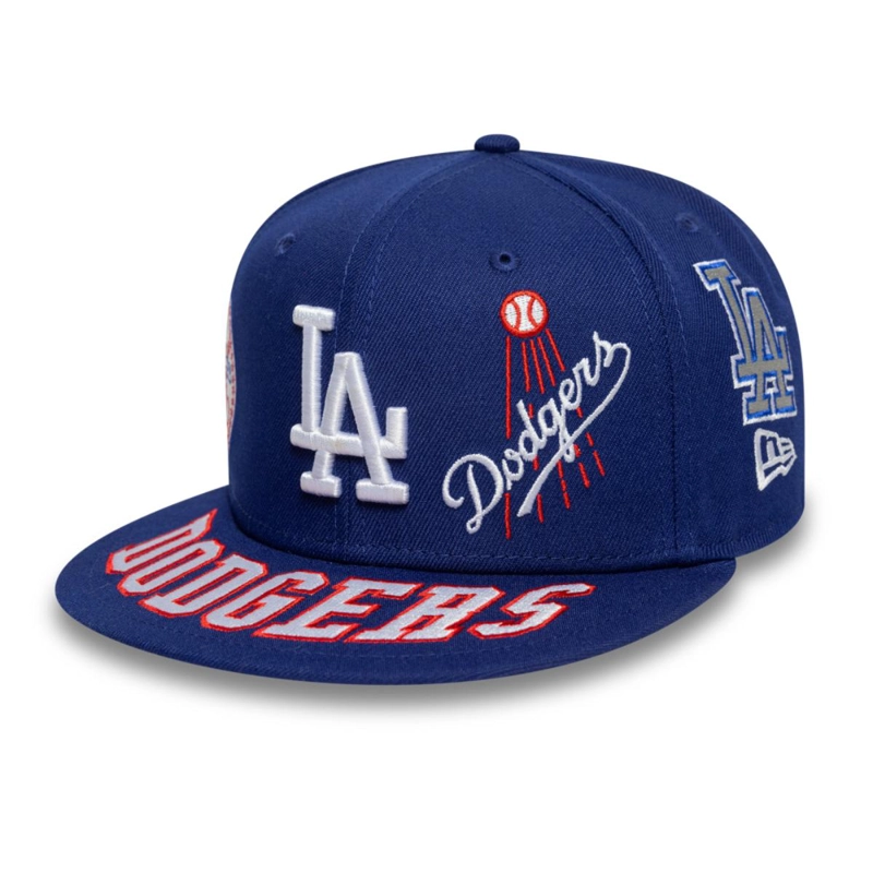 GORRA 59FIFTY LOS ANGELES DODGERS IMG MLB ALL OVER BLUE - 2