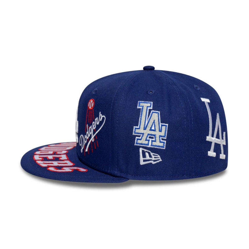 GORRA 59FIFTY LOS ANGELES DODGERS IMG MLB ALL OVER BLUE - 4