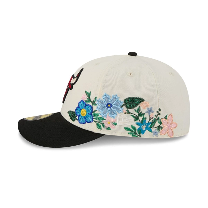 GORRA 59FIFTY CHICAGO BULLS TONAL FLORALS BLANCO - 4
