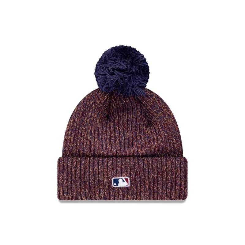 BEANIE NEW YORK YANKEES SEASONAL SPECKLE PURPLE - 2