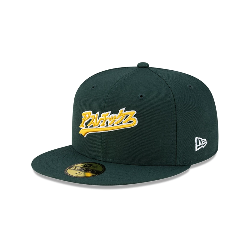 GORRA 59FIFTY OAKLAND ATHLETICS HYPERFLY X MLB VERDE - 3