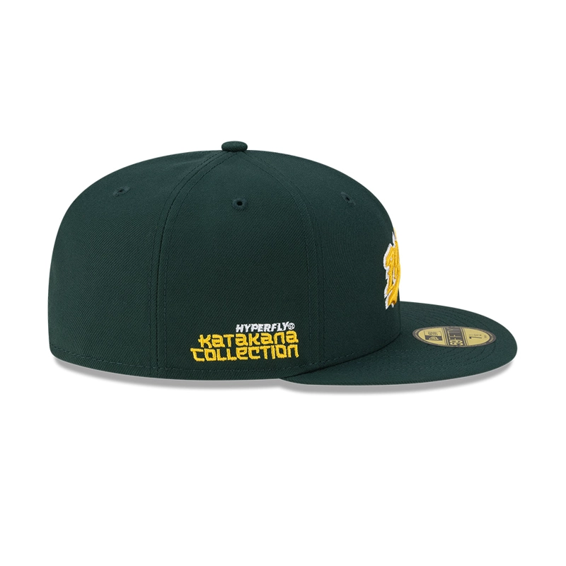 GORRA 59FIFTY OAKLAND ATHLETICS HYPERFLY X MLB VERDE - 5