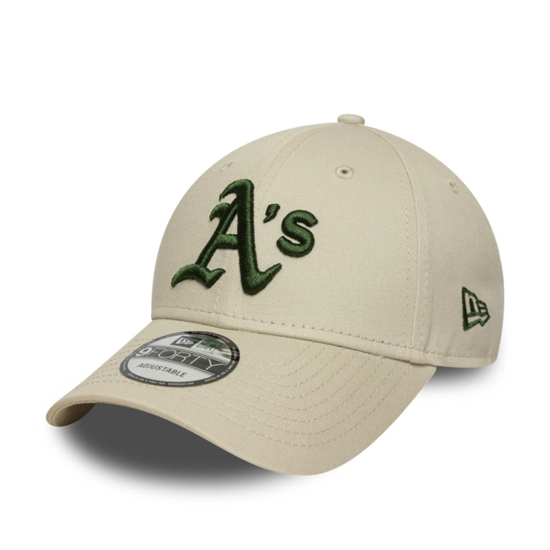 GORRA 9FORTY OAKLAND ATHLETICS LEAGUE ESSENTIALS BEIGE - 1