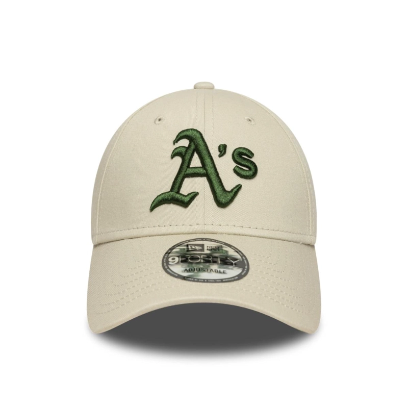 GORRA 9FORTY OAKLAND ATHLETICS LEAGUE ESSENTIALS BEIGE - 3