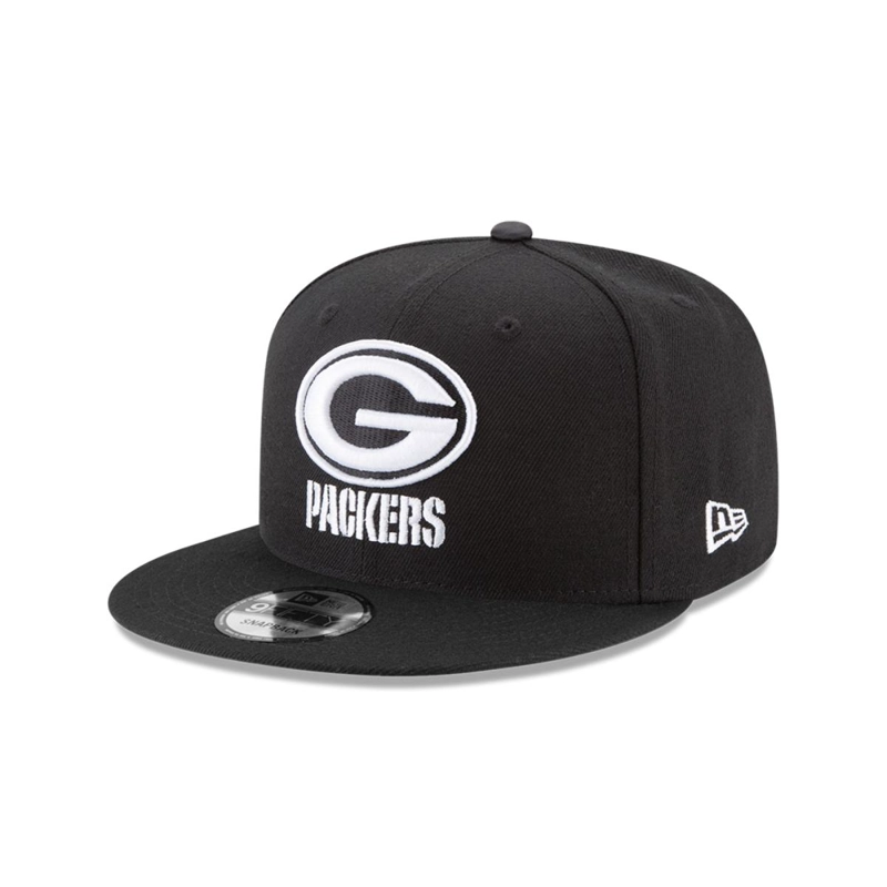 GORRA 9FIFTY GREEN BAY PACKERS NFL  CLASICOS BLACK - 1