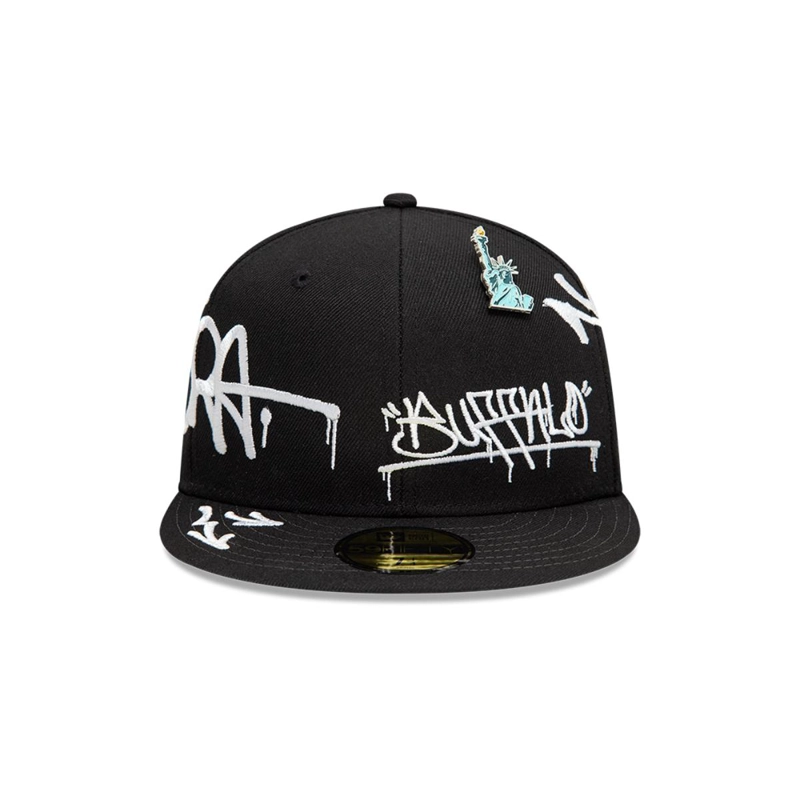 GORRA 59FIFTY NEW ERA BRAND GRAPHIC NEGRO - 3