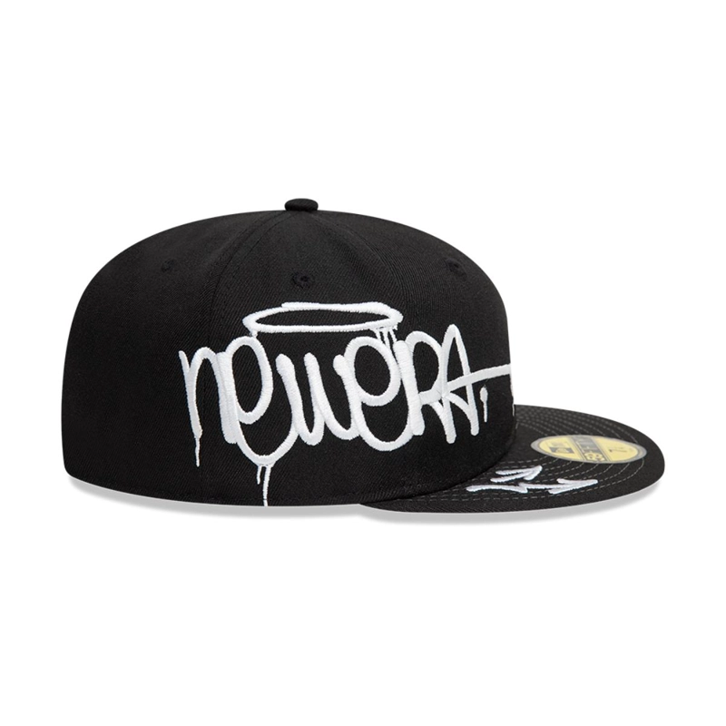 GORRA 59FIFTY NEW ERA BRAND GRAPHIC NEGRO - 4
