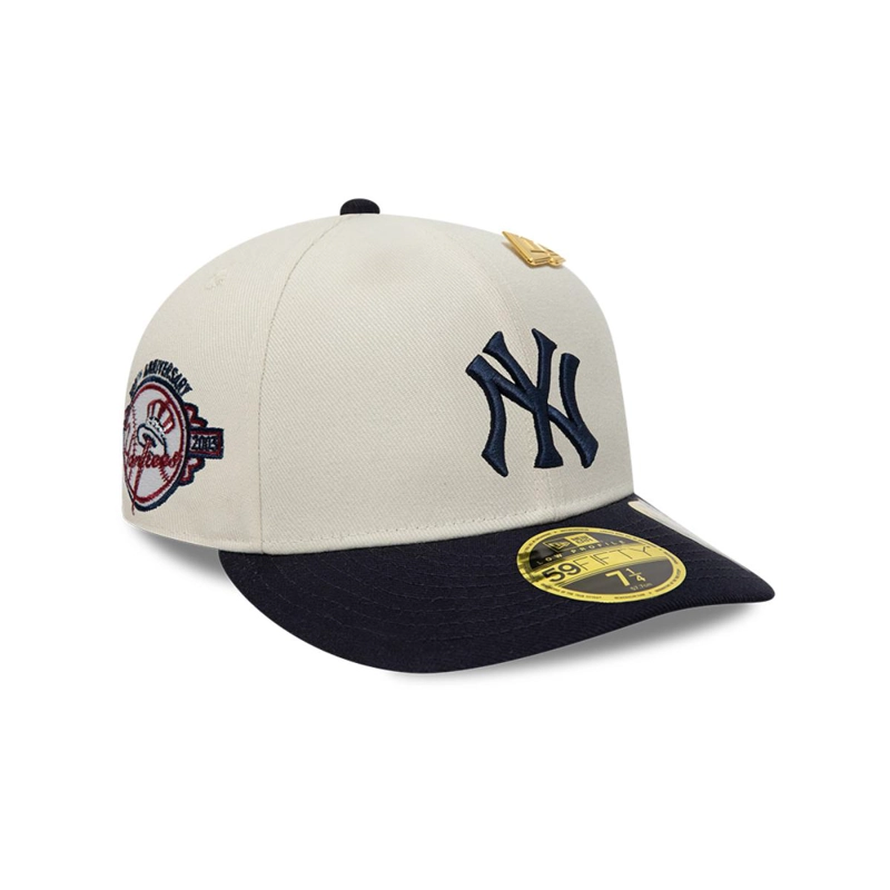 GORRA 59FIFTY NEW YORK YANKEES MLB PIN LIGHT BEIGE - 1