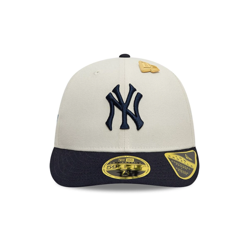 GORRA 59FIFTY NEW YORK YANKEES MLB PIN LIGHT BEIGE - 3