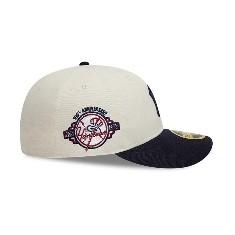 GORRA 59FIFTY NEW YORK YANKEES MLB PIN LIGHT BEIGE - 4