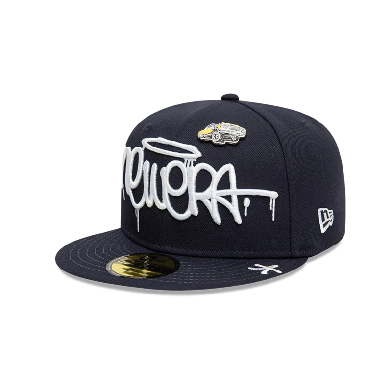 GORRA 59FIFTY NEW ERA GRAPHIC NAVY - 1
