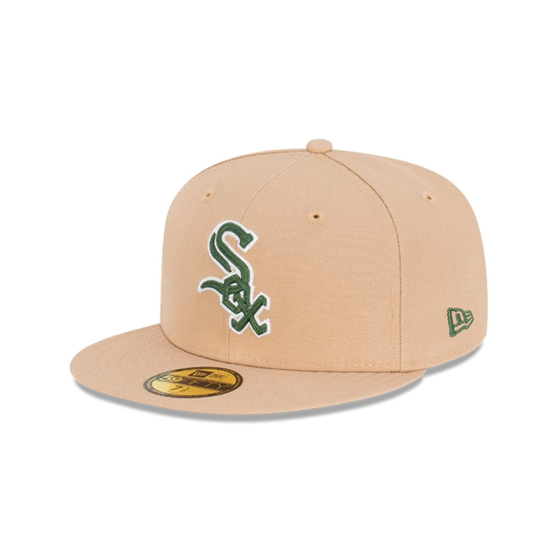 GORRA 59FIFTY CHICAGO WHITE SOX SEASONAL CHAIN STITCH BEIGE