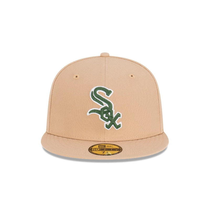 GORRA 59FIFTY CHICAGO WHITE SOX SEASONAL CHAIN STITCH BEIGE - 3