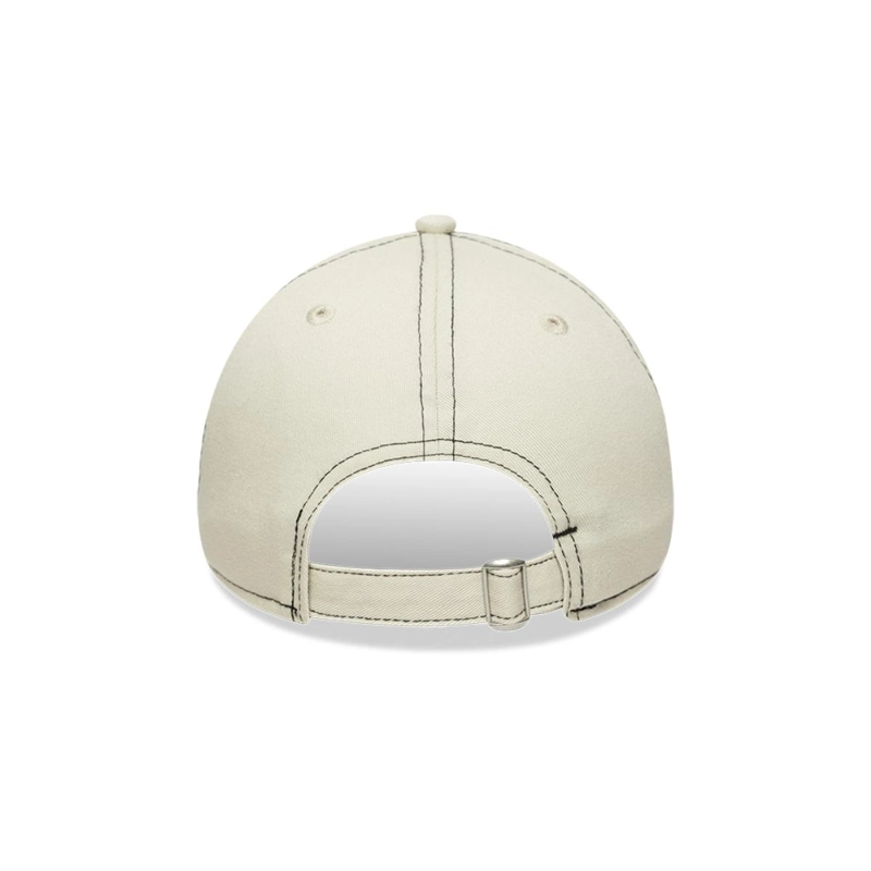 GORRA 9TWENTY  CONTRAST STITCH BEIGE - 4