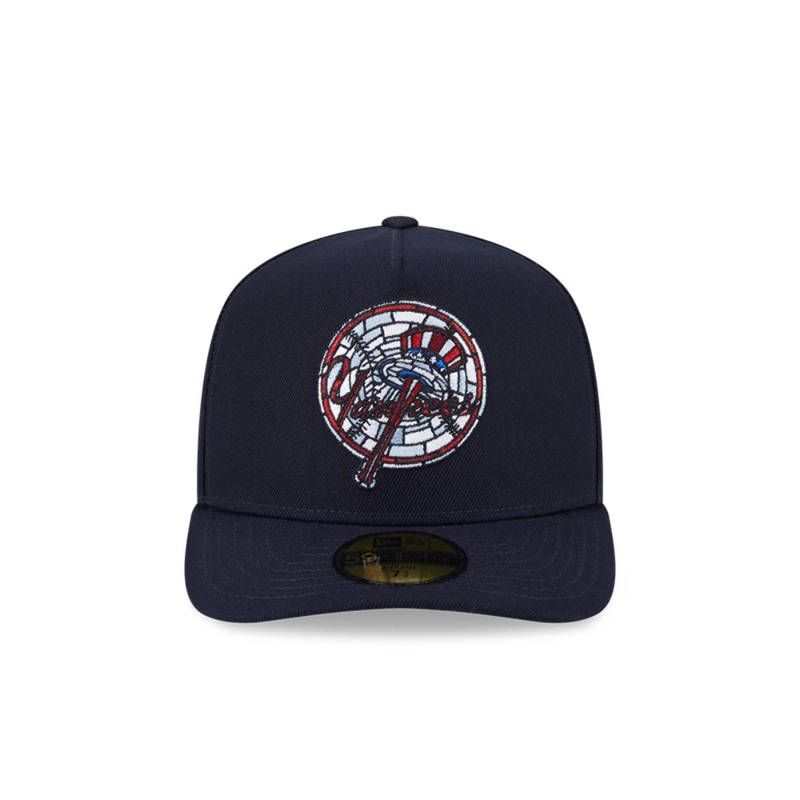 GORRA 59FIFTY NEW YORK YANKEES STAINED GLASS NAVY - 3