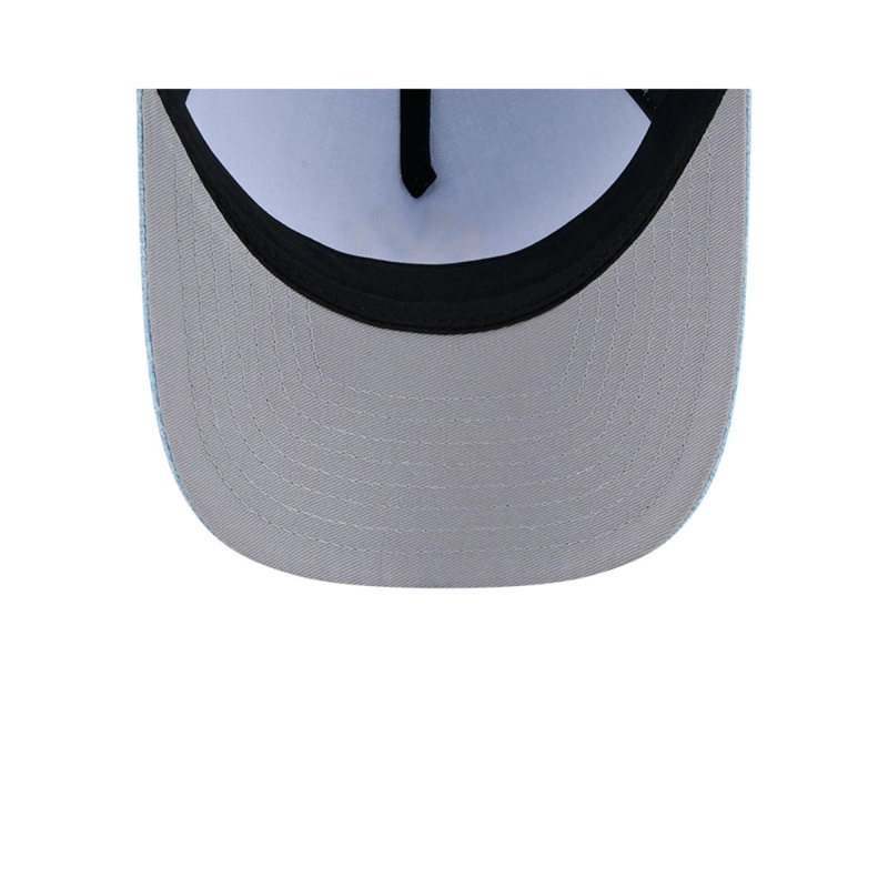 GORRA 9FORTY NEW YORK YANKEES COTTON WEAVE PASTEL BLUE - 7