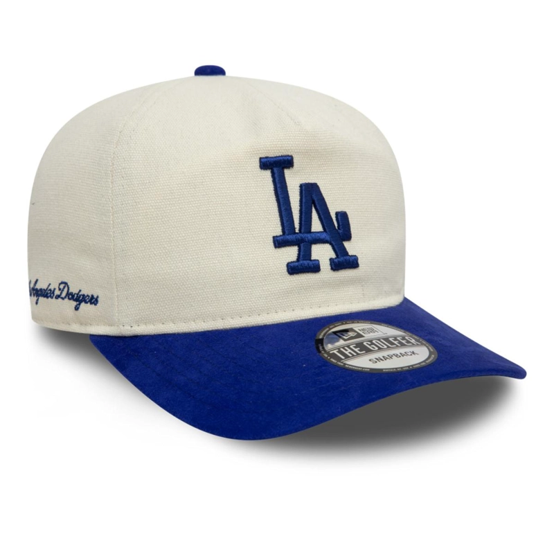 GOLFER LOS ANGELES DODGERS MLB SIDE SCRIPT LIGHT BEIGE - 2