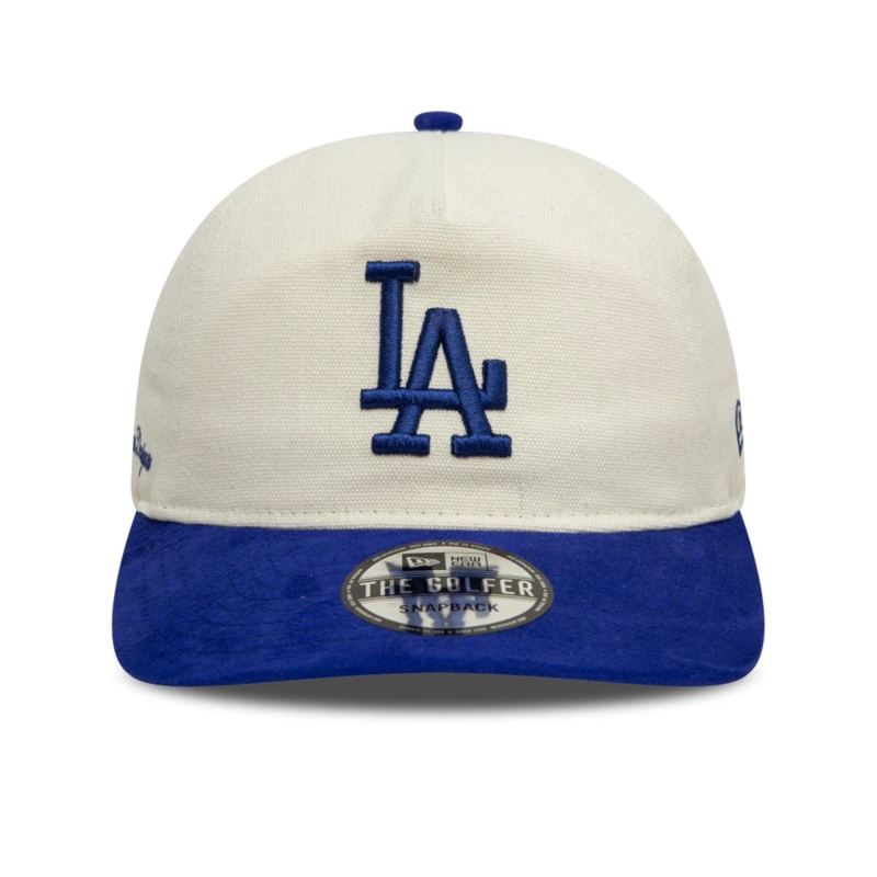 GOLFER LOS ANGELES DODGERS MLB SIDE SCRIPT LIGHT BEIGE - 3