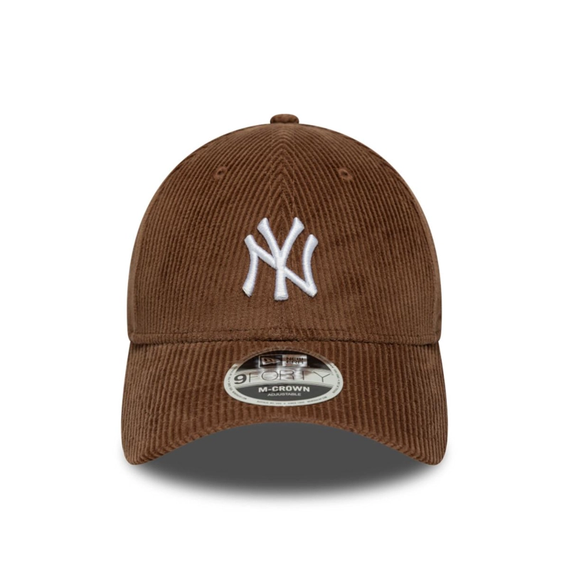 GORRA 9FORTY NEW YORK YANKEES CORD MED BROWN - 2