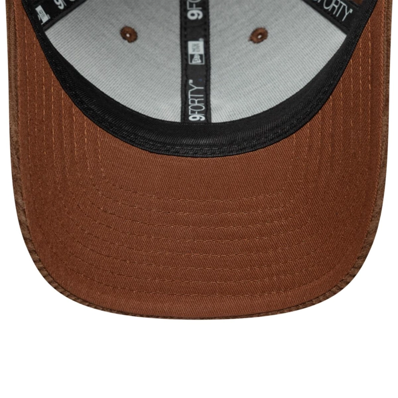 GORRA 9FORTY NEW YORK YANKEES CORD MED BROWN - 4