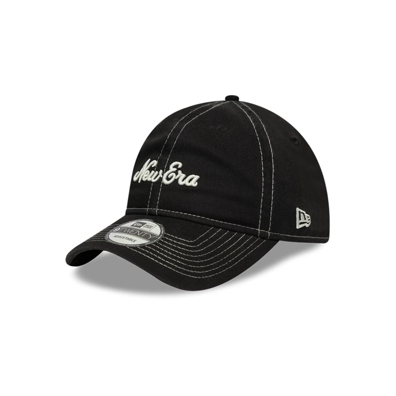 GORRA 9TWENTY  CONTRAST STITCH BLACK - 1