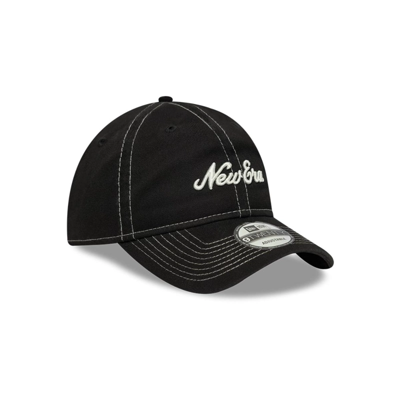 GORRA 9TWENTY  CONTRAST STITCH BLACK - 2
