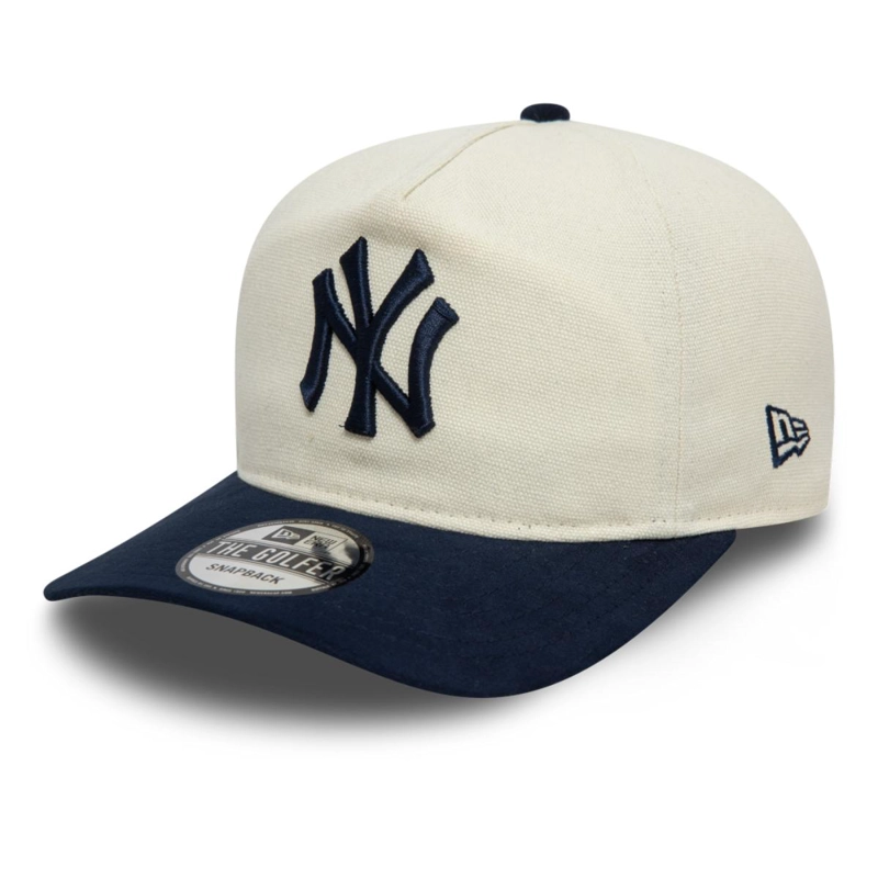GOLFER NEW YORK YANKEES MLB SIDE SCRIPT LIGHT BEIGE - 1