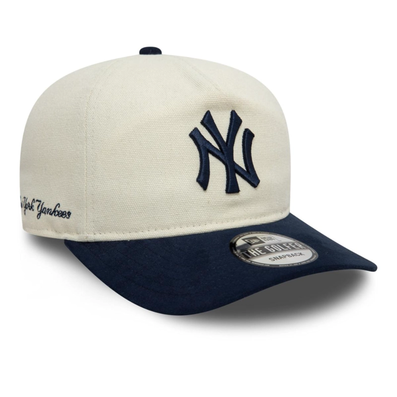 GOLFER NEW YORK YANKEES MLB SIDE SCRIPT LIGHT BEIGE - 2