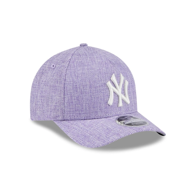 GORRA 9FORTY NEW YORK YANKEES COTTON WEAVE PURPLE - 2