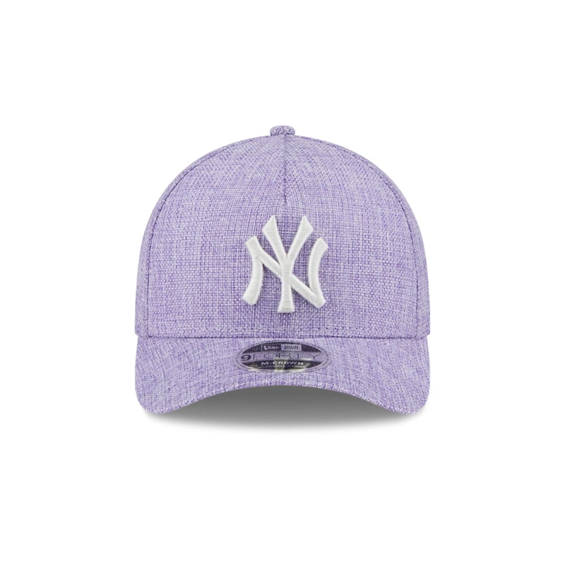 GORRA 9FORTY NEW YORK YANKEES COTTON WEAVE PURPLE - 3