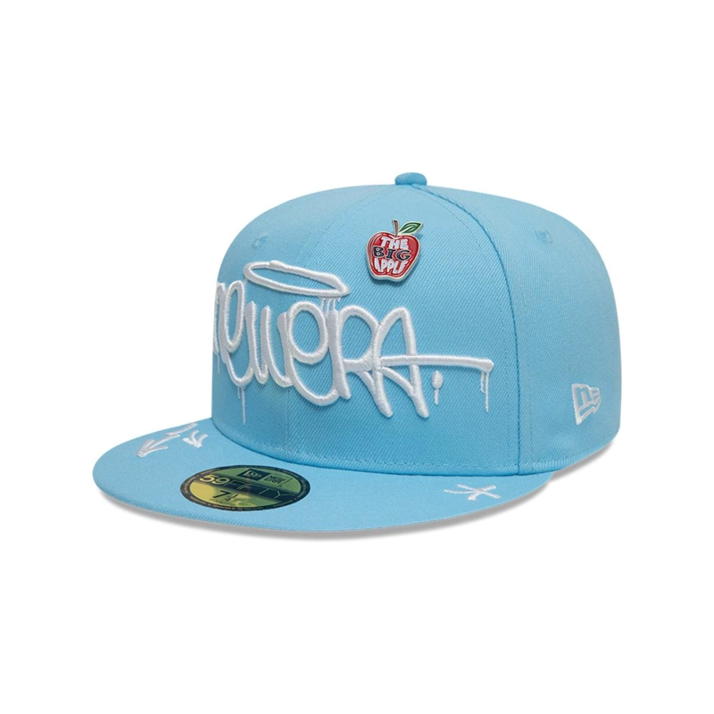 GORRA 59FIFTY NEW ERA GRAPHIC PASTEL BLUE - 1