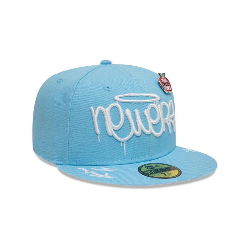 GORRA 59FIFTY NEW ERA GRAPHIC PASTEL BLUE - 2