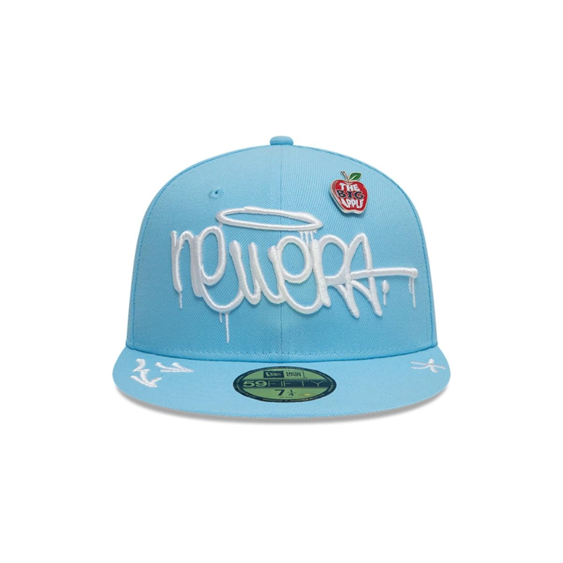 GORRA 59FIFTY NEW ERA GRAPHIC PASTEL BLUE - 3