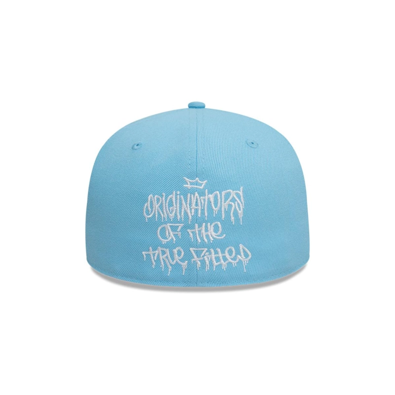 GORRA 59FIFTY NEW ERA GRAPHIC PASTEL BLUE - 4