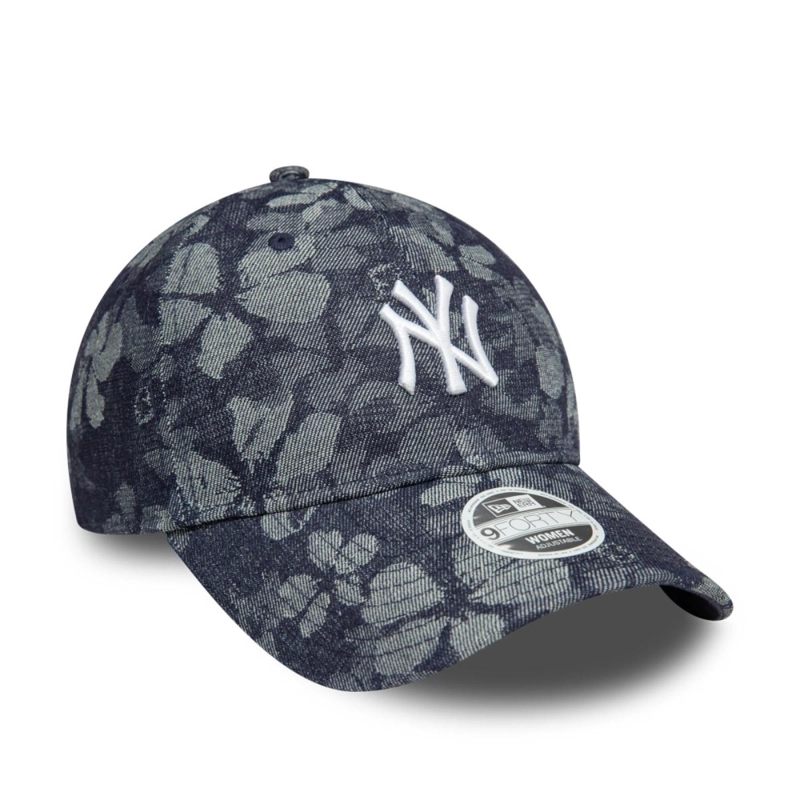 GORRA 9TWENTY NEW YORK YANKEES MLB FLORAL DENIM BLUE WOMAN - 2