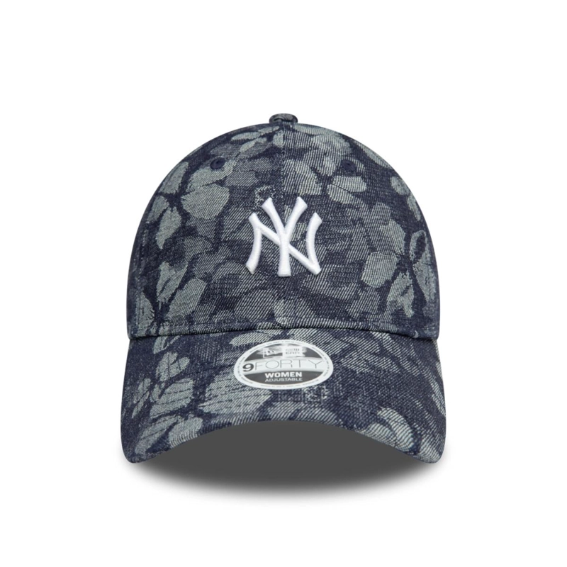 GORRA 9TWENTY NEW YORK YANKEES MLB FLORAL DENIM BLUE WOMAN - 3